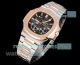 3K Factory Top Clone Patek Philippe Nautilus Power Reserve Half Rose Gold Moon Phase Watch (2)_th.jpg